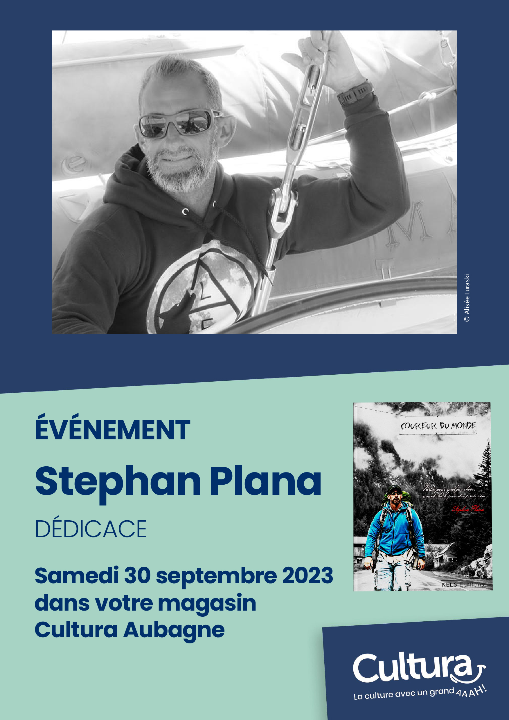 Stephan plana Dédicace chez Cultura Aubagne